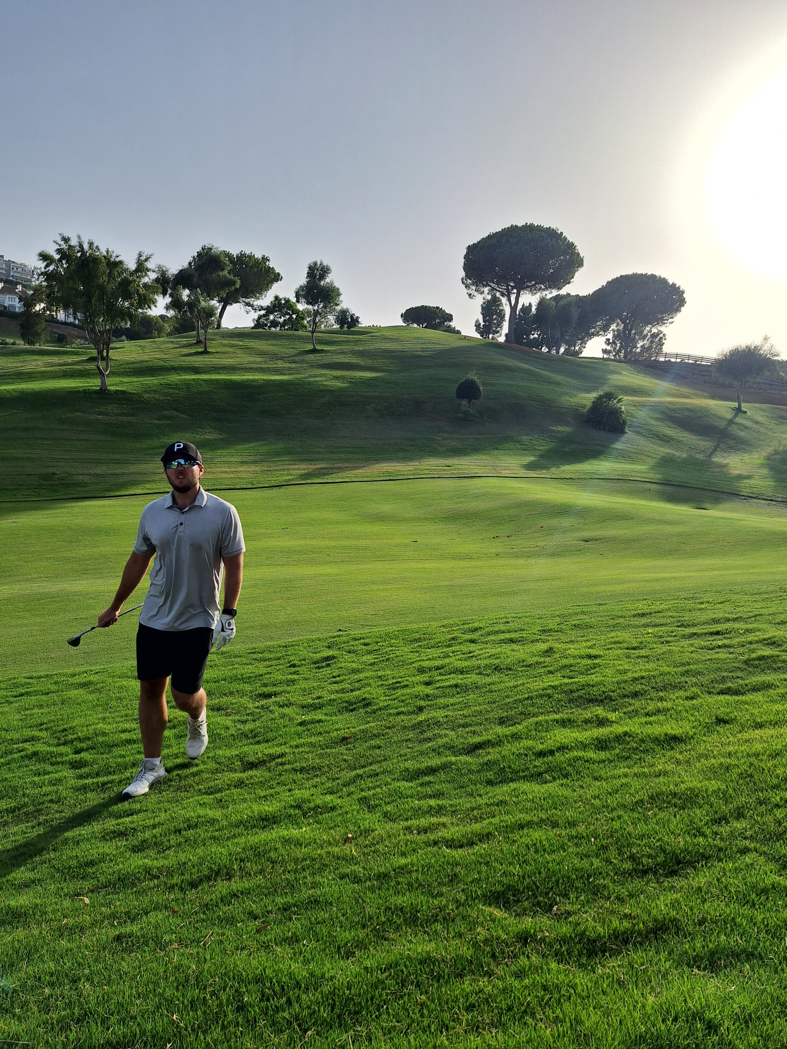 Sunny golfing in Spain